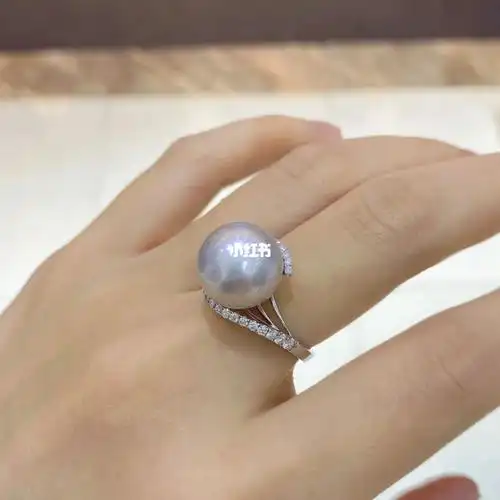 简约百搭澳白珍珠戒指