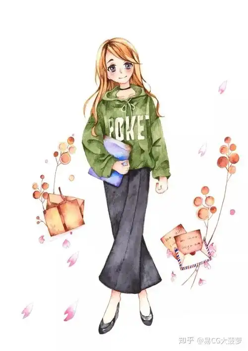 易cg二次元穿搭术跟着动漫女神这么穿就对了