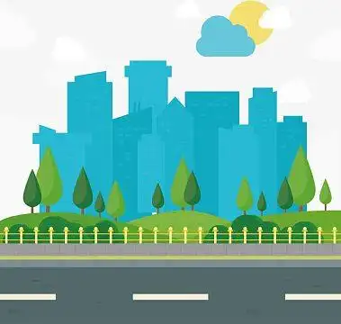 马路树木素材_马路树木图片元素-觅元素