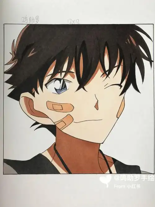 怪盗基德  #黑羽快斗 #马克笔教程