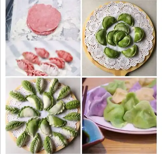 接下来就让我们,一起欣赏精美的饺子拼盘吧!