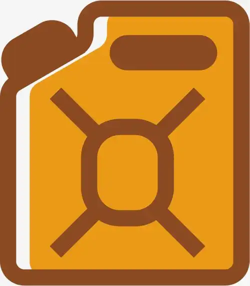 卡通有趣黄色润滑油设计图标