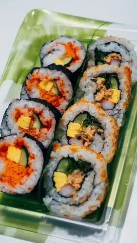 精致的美味寿司