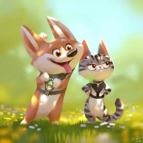 她笔下俏皮蠢萌的小动物插画,生动有趣个性鲜明,有没有萌到你