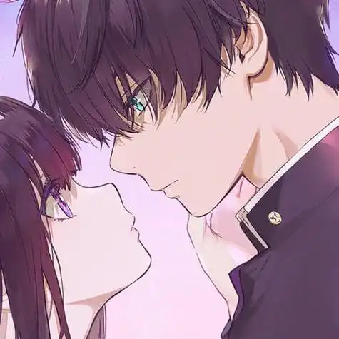 风月都好看爱恨皆浪漫冰菓情侣头像动漫情头