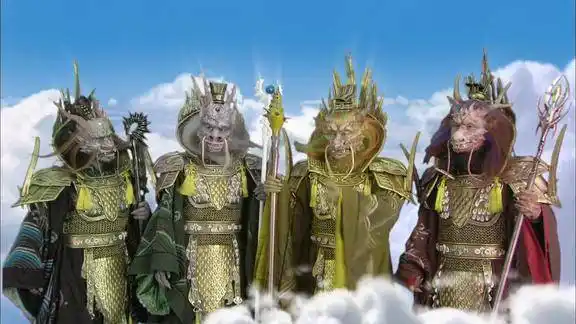 西游记大声亲自上天找兄弟四大龙王谁敢不听急忙相助