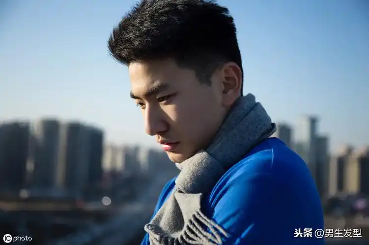 男士短发发型图片2017圆脸(男生) - 赤虎壹号