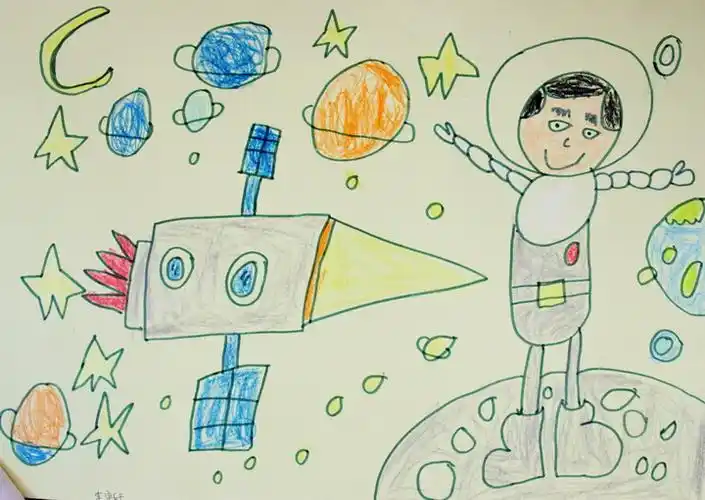 李宇轩《我的梦想》-6岁-北京_幼儿组_绘画类_九州文化传播中心