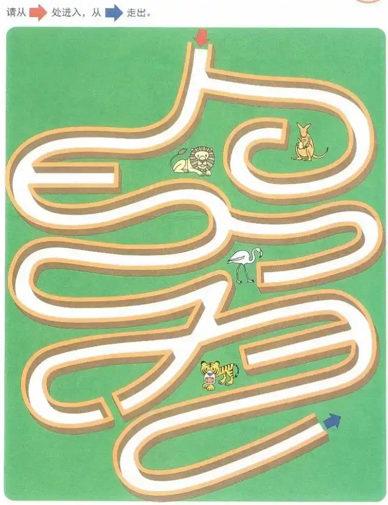 有趣的迷宫图素材可打印