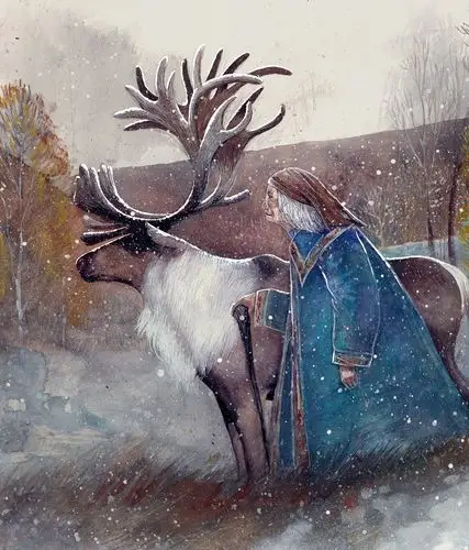 是给黑鹤老师《驯鹿之国》.