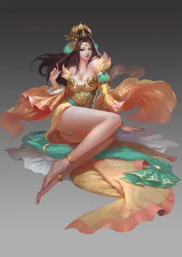 美女原画|插画|游戏原画|老冰块 - 原创作品 - 站酷 (zcool)