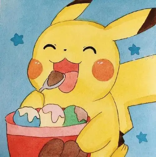 呆萌的可爱皮卡丘头像(头像合集皮卡丘头像)(2)