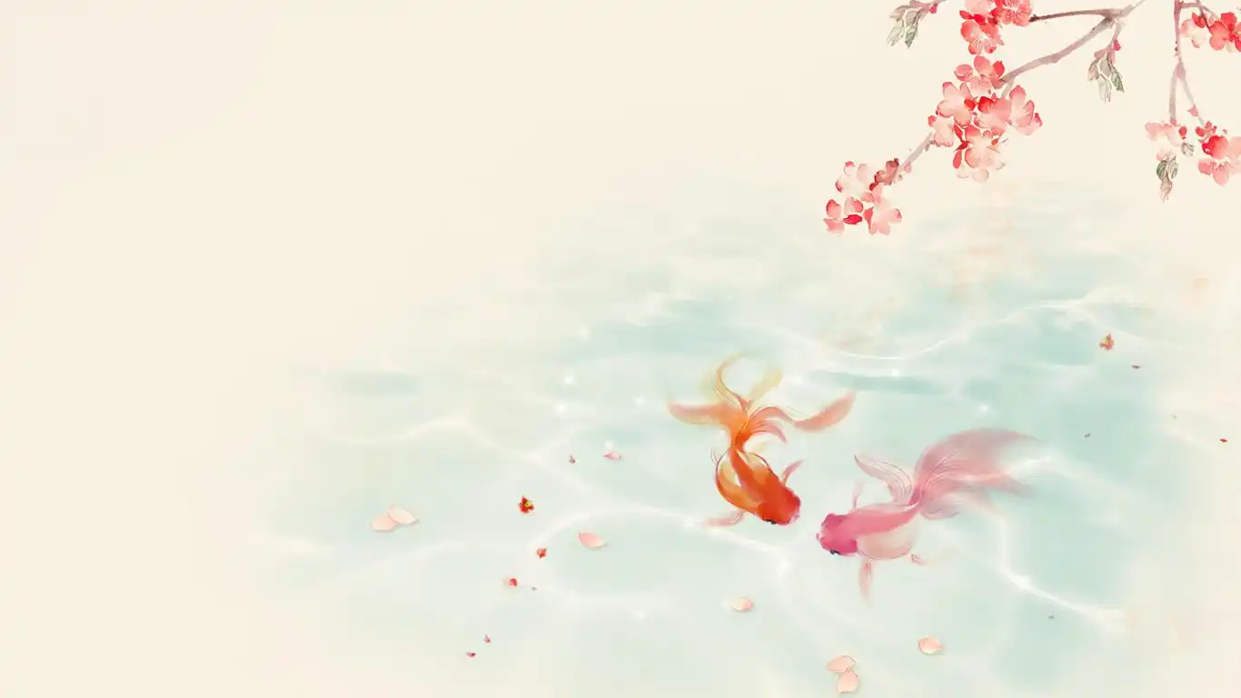 古风水墨精美插画电脑桌面壁纸高清大图预览1920x1200_风格壁纸下载