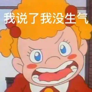 我说了我没生气小优表情包