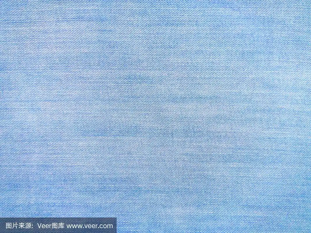 浅蓝色,粗斜纹棉布面料纹理