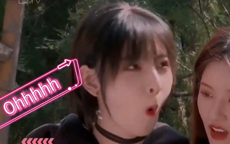 硬糖少女团综——赵粤cut,本表情包饭十分满足