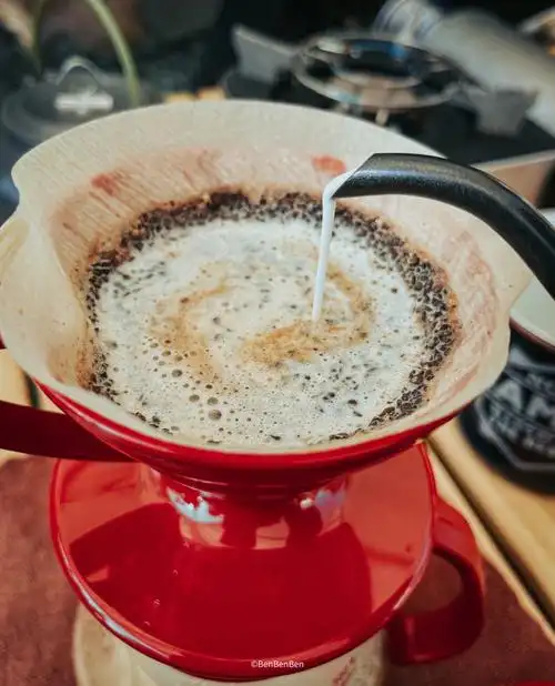 手冲拿铁咖啡日常