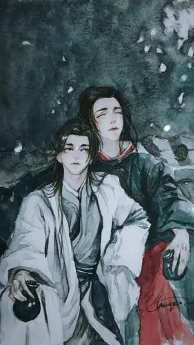 山河令手绘壁纸 | 执子之手,坐看云舒