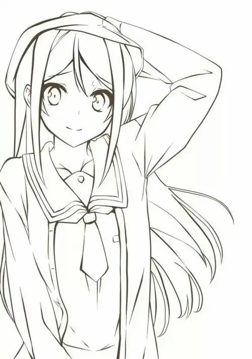 恶魔少女简笔画 简笔画图片大全-普车都