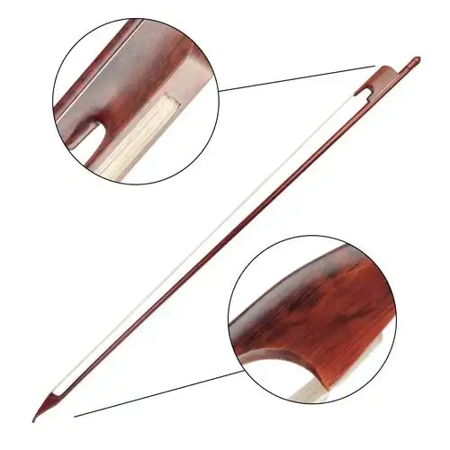 专业小提琴弓子巴洛克蛇木弓杆德式弓杆演奏教学厂家直销一件代发