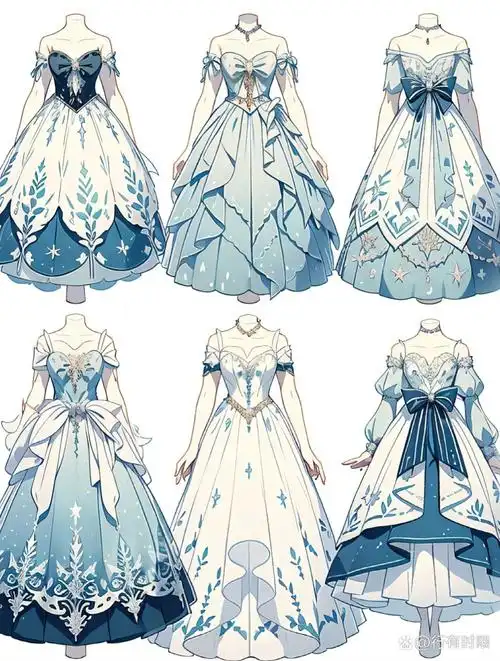 小礼服裙!服装设计图