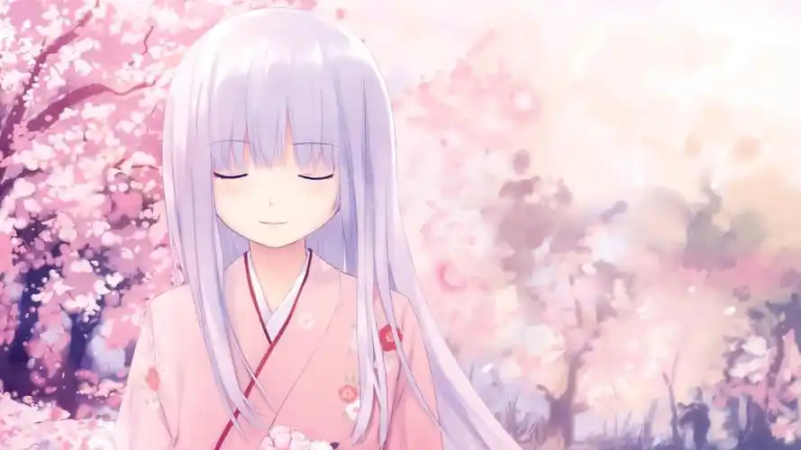 二次元动漫少女唯美高清桌面壁纸