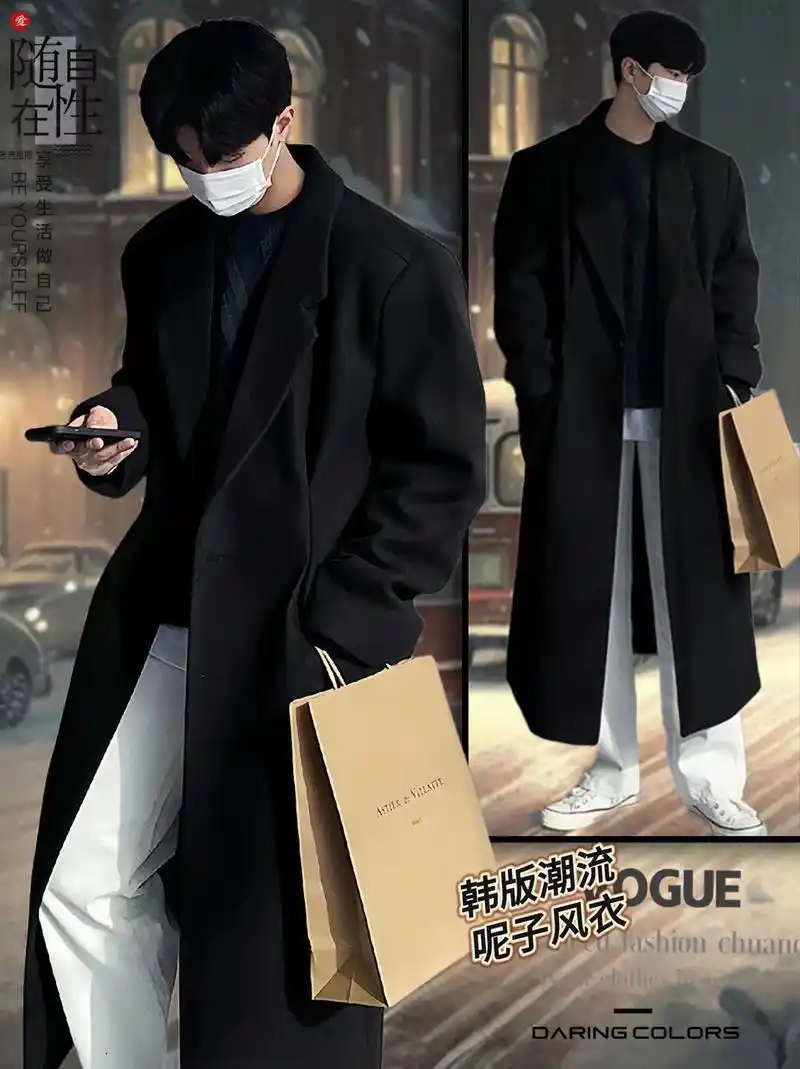 潮流韩版风衣外套.