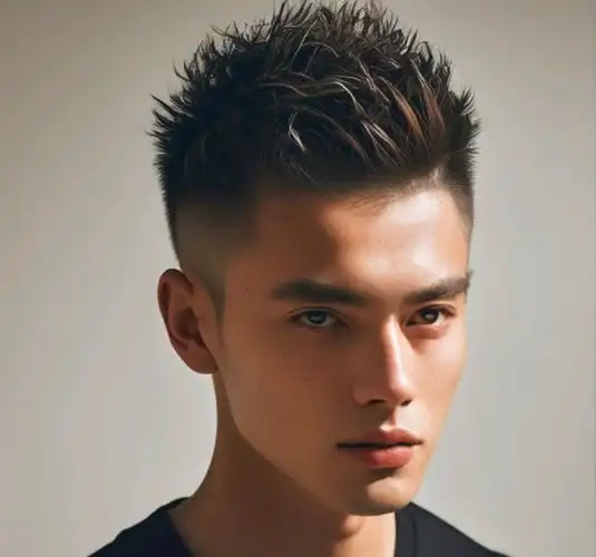 男发剪来剪去,最时尚还是两侧铲短飞机头,剪完立马变帅气_的设计_发型