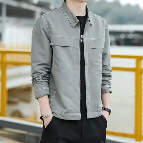 蒙洛里克牛仔衣外套男春秋冬款休闲宽松潮牌上衣高端品牌男士夹克z87