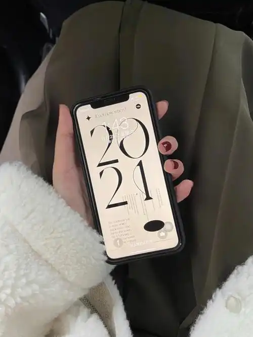 2021新年简约壁纸苹果手机壁纸小众