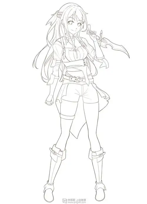 cola-catty学员作业_二次元插画魔鬼特训班学员作品 - 轻微课