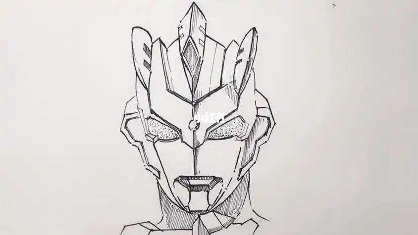 奥特曼武器简笔画泽塔奥特曼武器简笔画