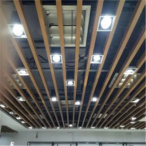 型材铝方通定制    木纹铝方管装饰 尺寸,颜色 吊顶材料