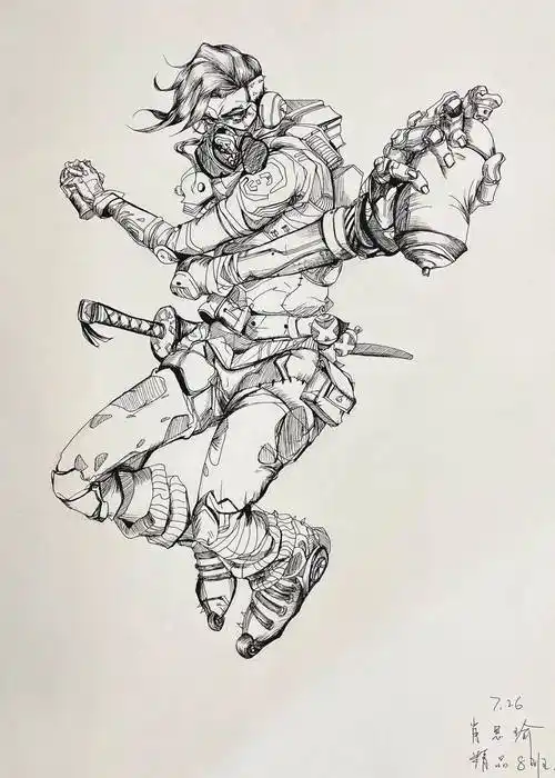 快看!这些美术生的动漫速写作品一下子击中了我的心巴