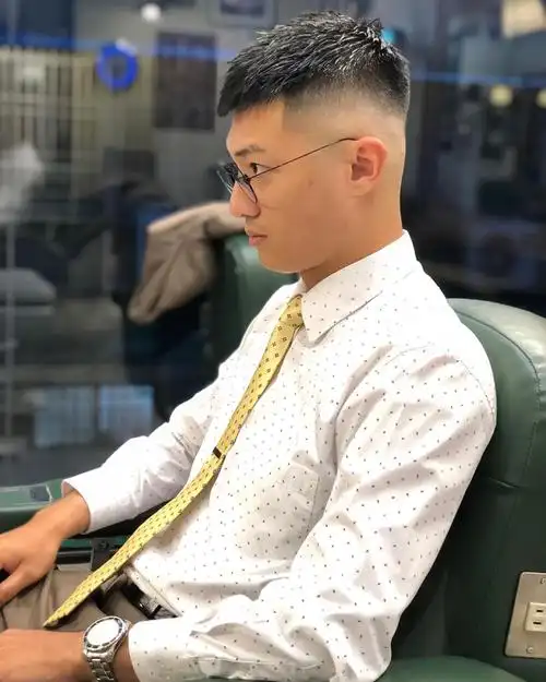 锅盖头发型男图片(男生留) - 赤虎壹号