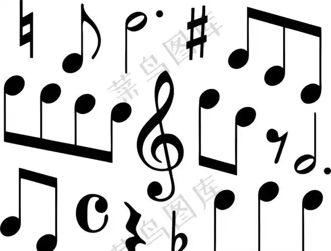 音乐符号图片cdr矢量模版下载 - 菜鸟图库