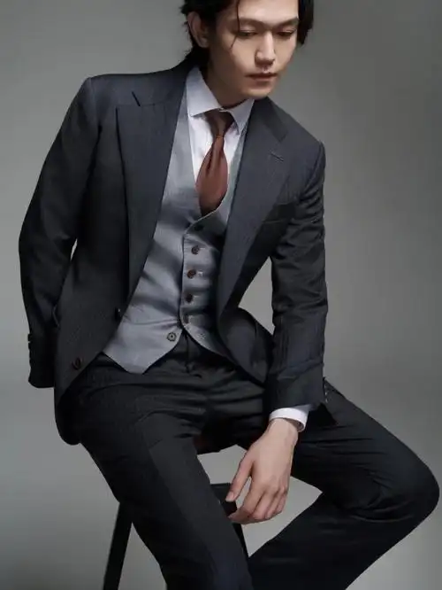 西装定制社交b穿搭复古又迷人万人迷