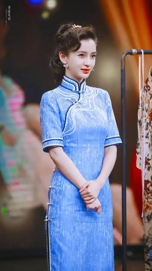 杨颖 旗袍