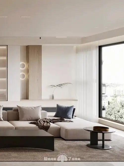 西安装修大地色系开放式设计随性而居