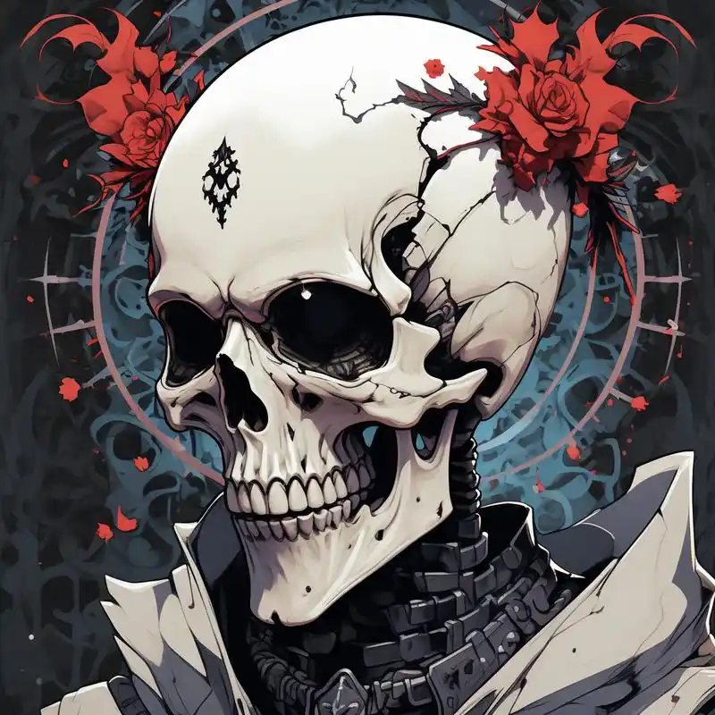 92超酷骷髅头头像,做最靓的仔90