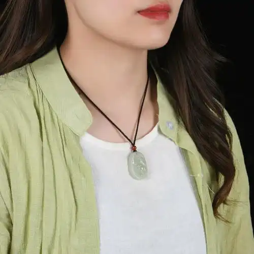 玉坠玉石玉挂坠玉牌佳媛玉业和田玉下山虎玉吊坠男女士款