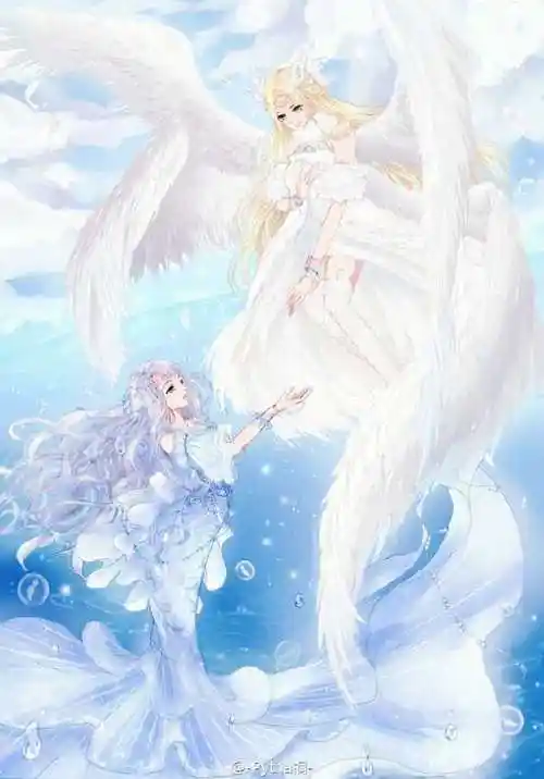 十二星座的天使画像唯美动人的双鱼座