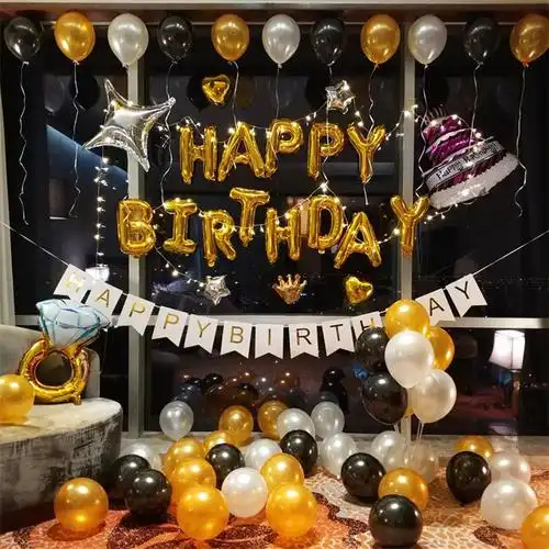 乌鲁木齐成人生日气球布置套餐聚会宴会派对ktv酒吧儿童周岁预定