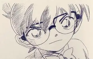 柯南简笔画柯南简笔画帅气