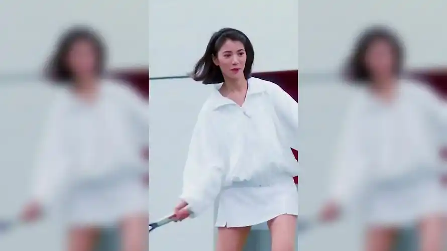年轻时的袁咏仪打网球,靓靓真的好靓
