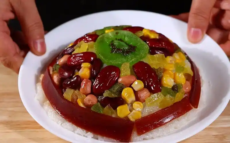 好吃又好看的糯米八宝饭,软糯香甜,团团圆圆年夜饭