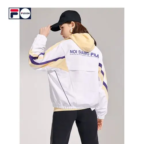 外套filafusion斐乐女士运动2021春季新款宽松运动茄克