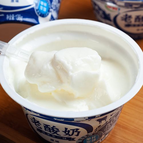 伊利老酸奶生牛乳单杯发酵138g*12杯风味发酵乳碗装早餐整箱牛奶 - 宝