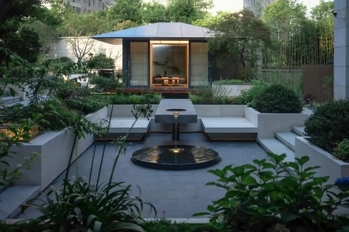 庭院设计#花园设计#现代花 - 抖音