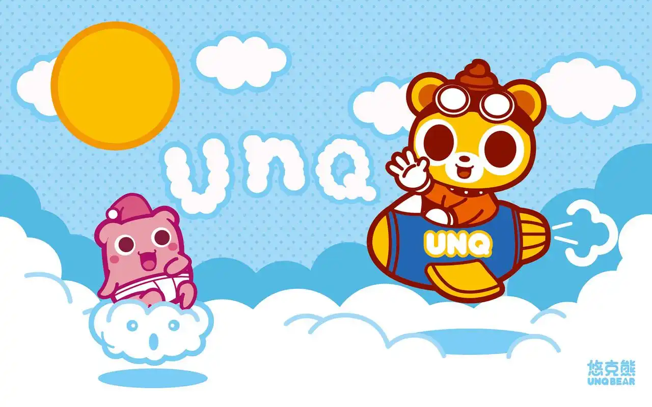 熊卡通形象高清桌面壁纸高清大图预览1920x1200_卡通动漫下载_美桌网